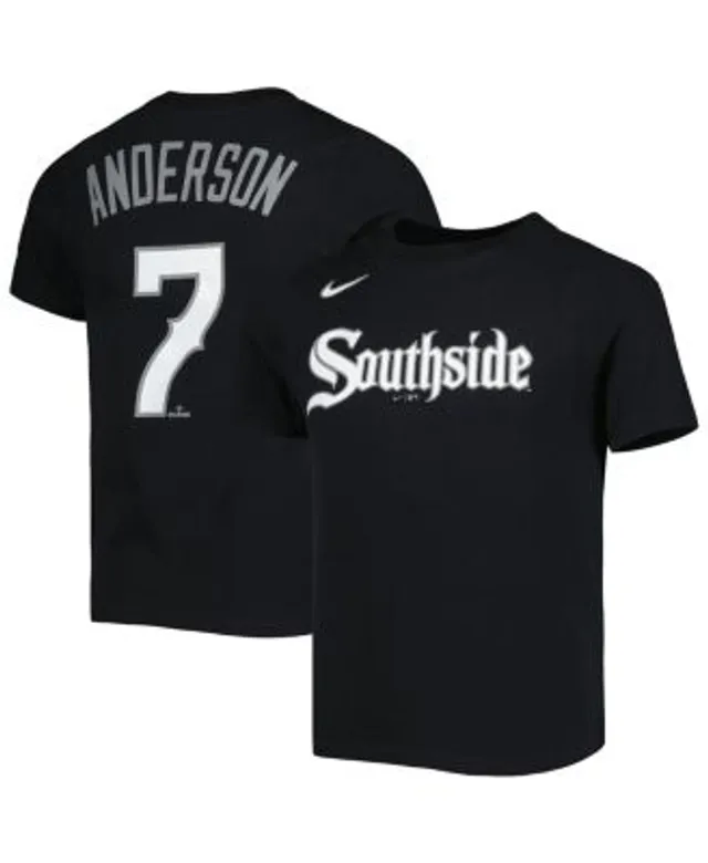 Tim Anderson Chicago White Sox Preschool City Connect Script Replica Jersey  - Black Mlb - Bluefink