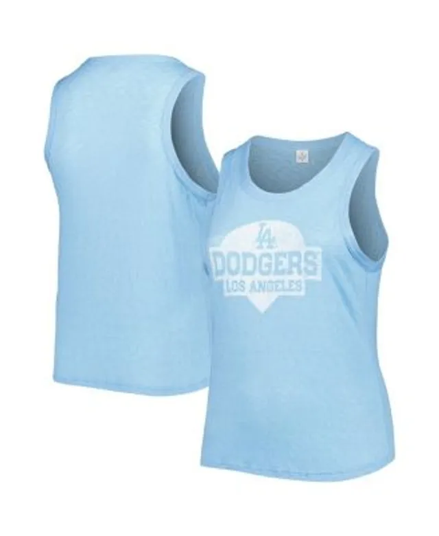 Lids Los Angeles Dodgers Women's Plus Scoop Neck Racerback Tank Top - Royal