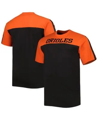 Profile Men's Black Baltimore Orioles Big and Tall Cloud T-shirt