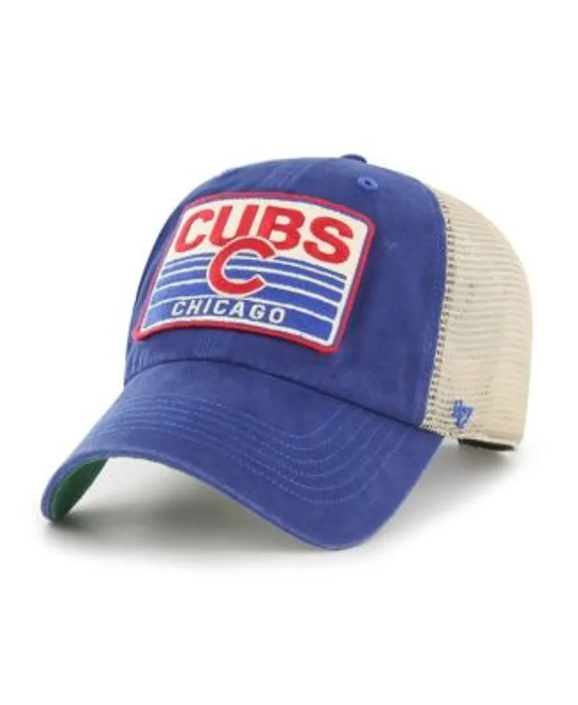 Pro Standard Chicago Cubs White/Royal Logo Snapback Hat