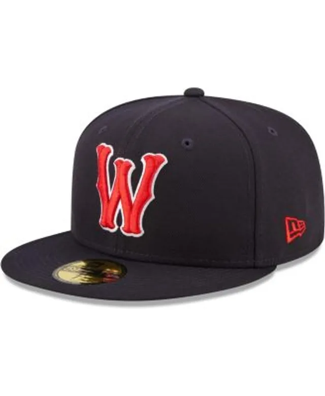 Worcester Red Sox New Era Navy Classic W On-Field 59FIFTY Hat 8