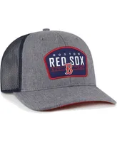 Men's Boston Red Sox '47 Navy/Red Sidenote Trucker Snapback Hat