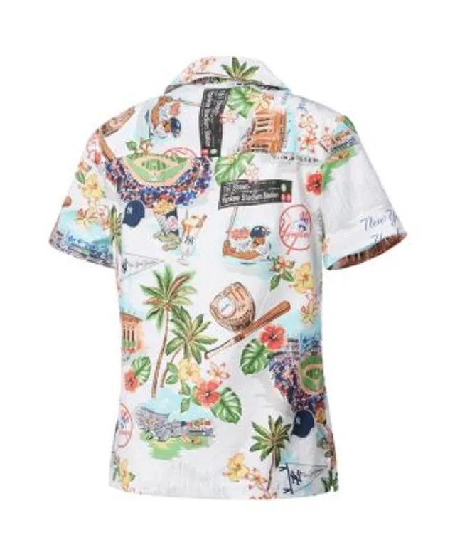 Los Angeles Dodgers Reyn Spooner Women's Scenic Camp Button-Up Shirt - White