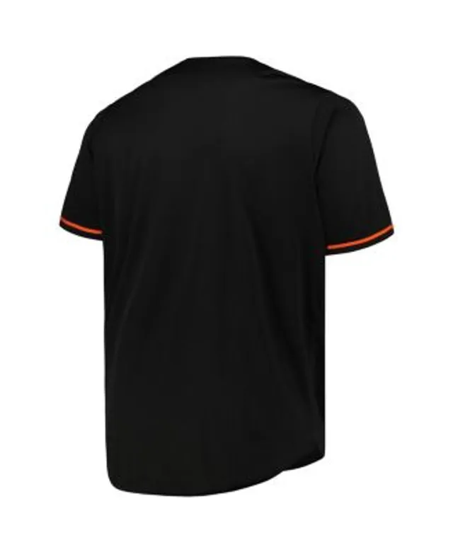 Profile Men's Black Miami Marlins Big & Tall Replica Team Jersey