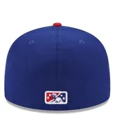 New Era Men's Blue Oklahoma City Dodgers Authentic Collection Alternate  Logo 59FIFTY Fitted Hat