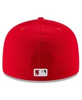 New Era Men's Red Washington Nationals Chain Stitch Heart 59FIFTY Fitted Hat