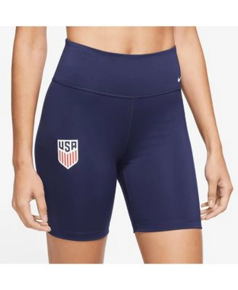 navy blue nike biker shorts