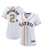 Nike Men's Houston Astros Bregman Gold Replica Jersey