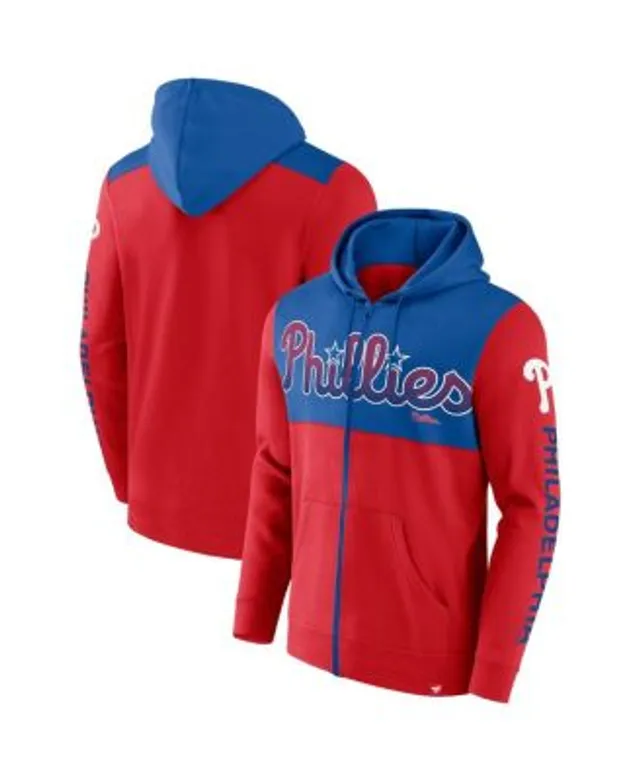 Atlanta Braves Youth Wordmark Full-Zip Fleece Hoodie - Navy