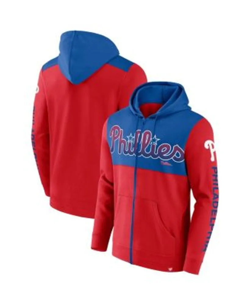 Youth Red St. Louis Cardinals Team Color Wordmark Full-Zip Hoodie