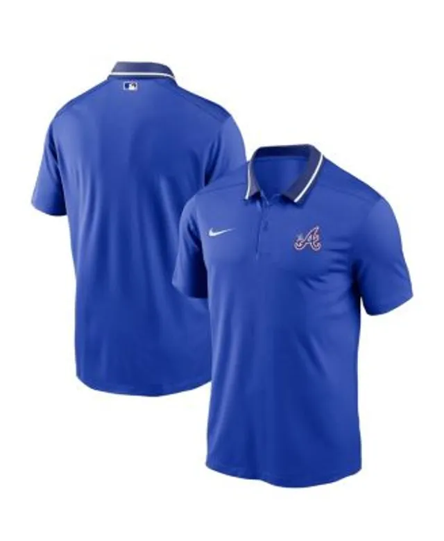 Nike Men's Atlanta Braves Royal Cooperstown Rewind Polo