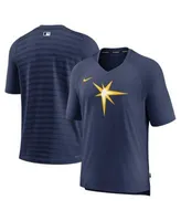 Women's Tampa Bay Rays Nike Light Blue Authentic Collection Velocity  Performance V-Neck T-Shirt