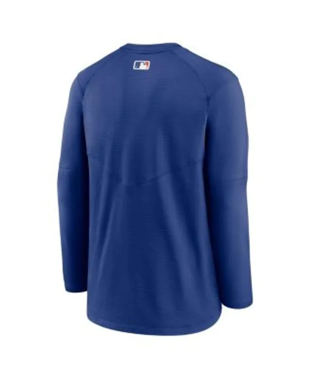 Men's Nike Royal New York Mets Over Arch Performance Long Sleeve T-Shirt