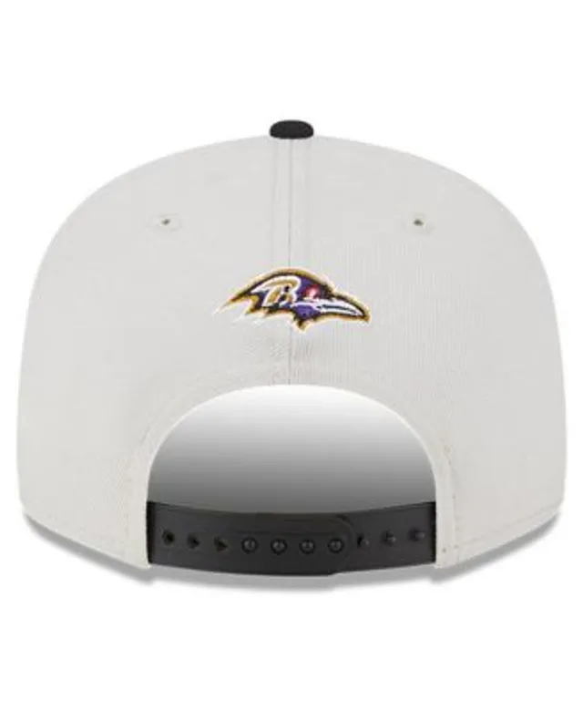 Baltimore Ravens New Era 2023 NFL Draft 39THIRTY Flex Hat - Stone/Black