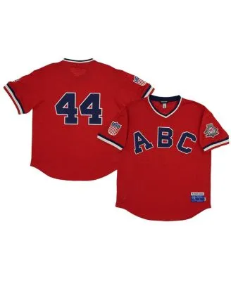 Men's Chicago American Giants #23 Rings & Crwns Navy Mesh Replica V-Neck  Jersey