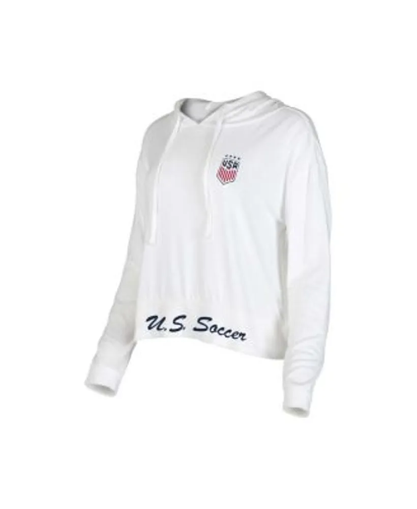 Concepts Sport Women's Cream St. Louis Blues Accord Hacci Long Sleeve Hoodie  T-shirt