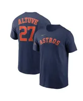 Men's Houston Astros Jose Altuve Nike White 2023 Gold Collection