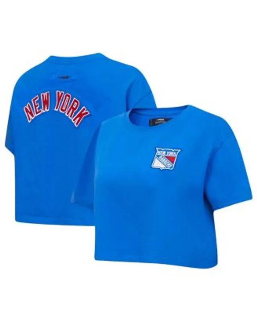 Pro Standard Women's Navy New York Yankees Retro Classic Cropped Boxy T- shirt