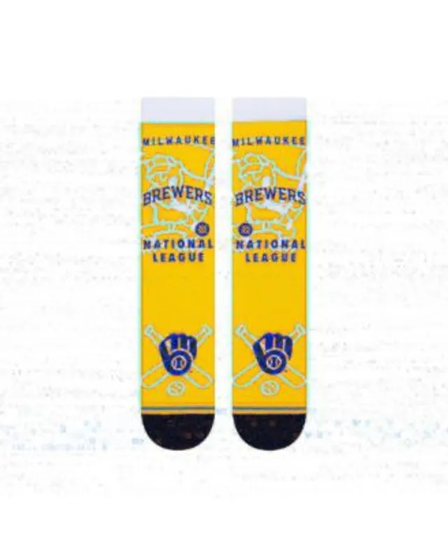 Stance Men's White Milwaukee Brewers 2022 City Connect Crew Socks