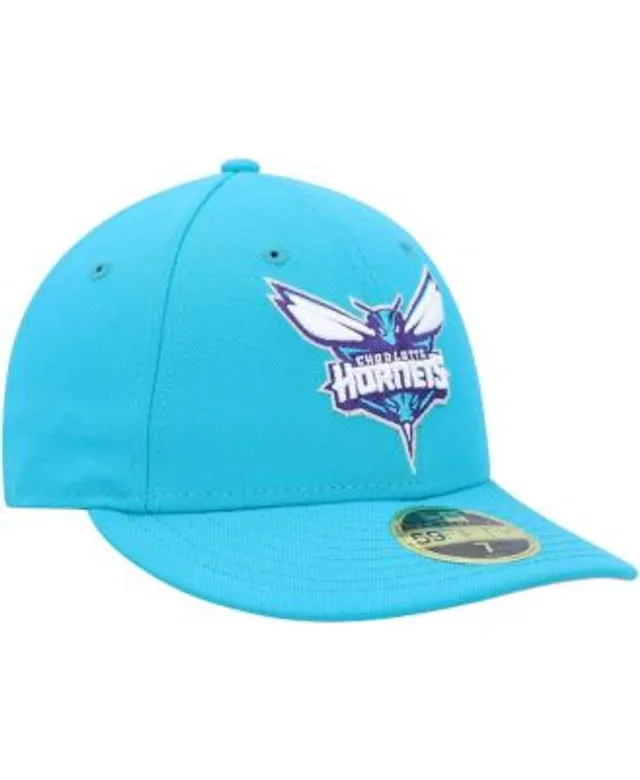 Charlotte Hornets New Era Hardwood Classics 59FIFTY Fitted Hat - White/
