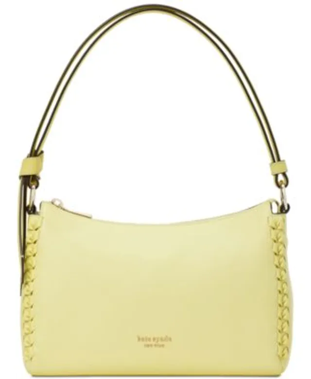 Kate Spade Knott Pebbled Flap Cross Body Bag in Yellow