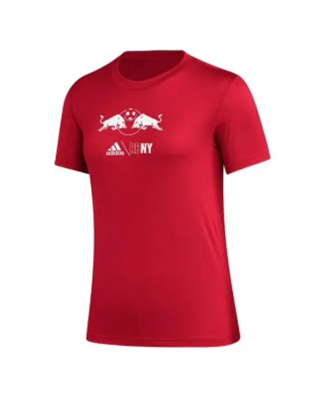 Men's New York Red Bulls adidas Black Icon AEROREADY T-Shirt