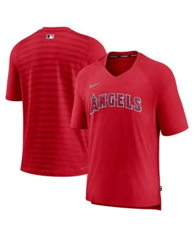 Nike Men's Red Los Angeles Angels Authentic Collection Pregame