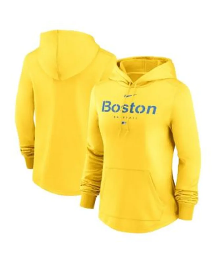 Nike Women's Gold Boston Red Sox City Connect Pregame Performance Pullover  Hoodie