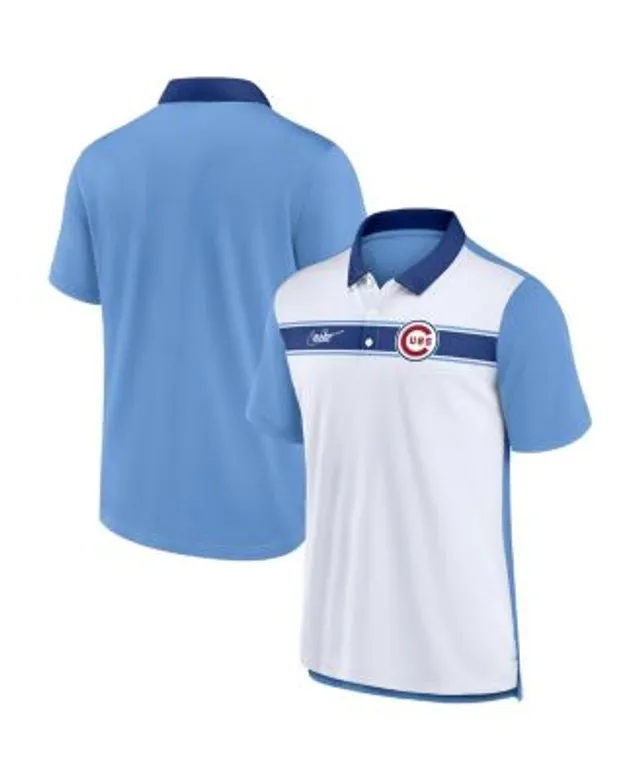 Nike Rewind Stripe (MLB Chicago Cubs) Men's Polo.