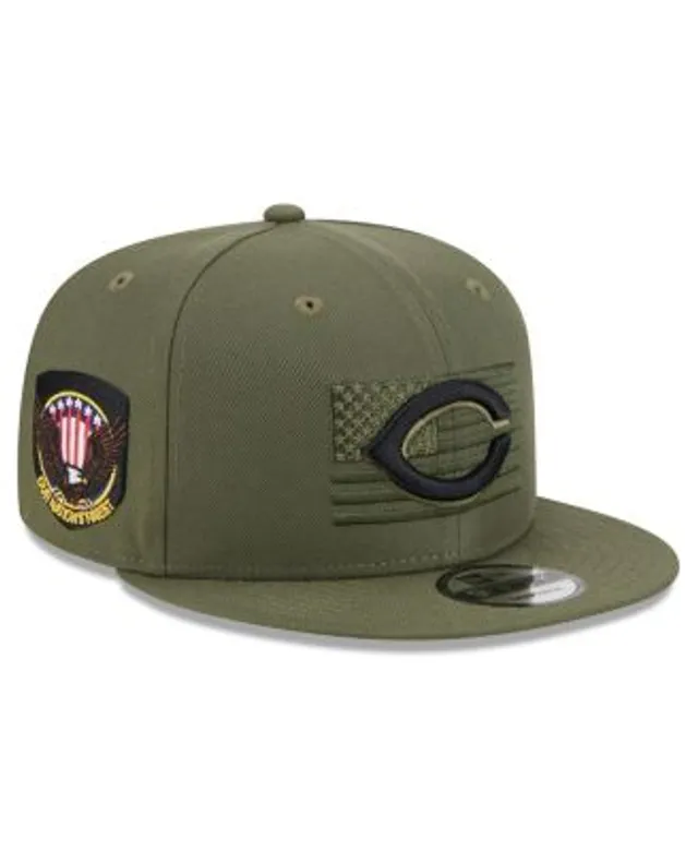 Chicago Cubs New Era 2023 Armed Forces Day 39THIRTY Flex Hat - Green