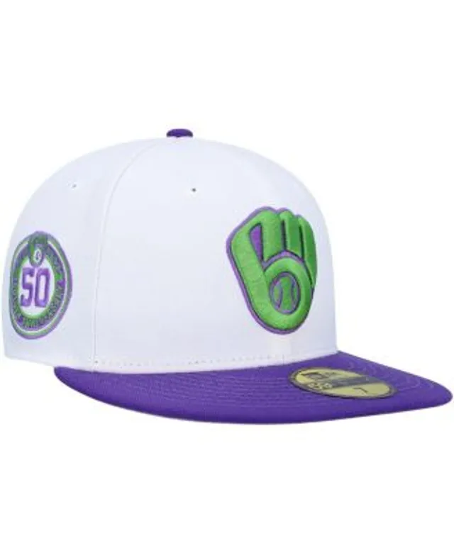 New Era Men's Navy Milwaukee Brewers 50th Anniversary Team Color