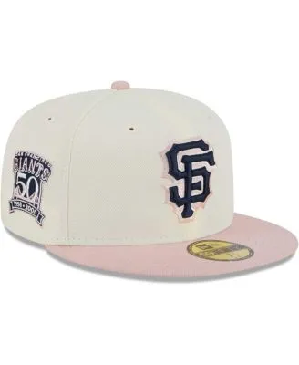 New Era Men's Khaki, Olive San Francisco Giants Pink Undervisor 59FIFTY  Fitted Hat