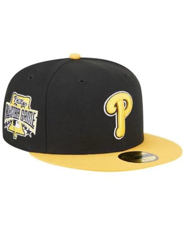 New Era Yellow/Black Philadelphia Phillies Grilled 59FIFTY Fitted Hat