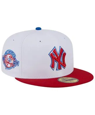 Men's '47 White New York Yankees Flag Script Hitch Snapback Hat