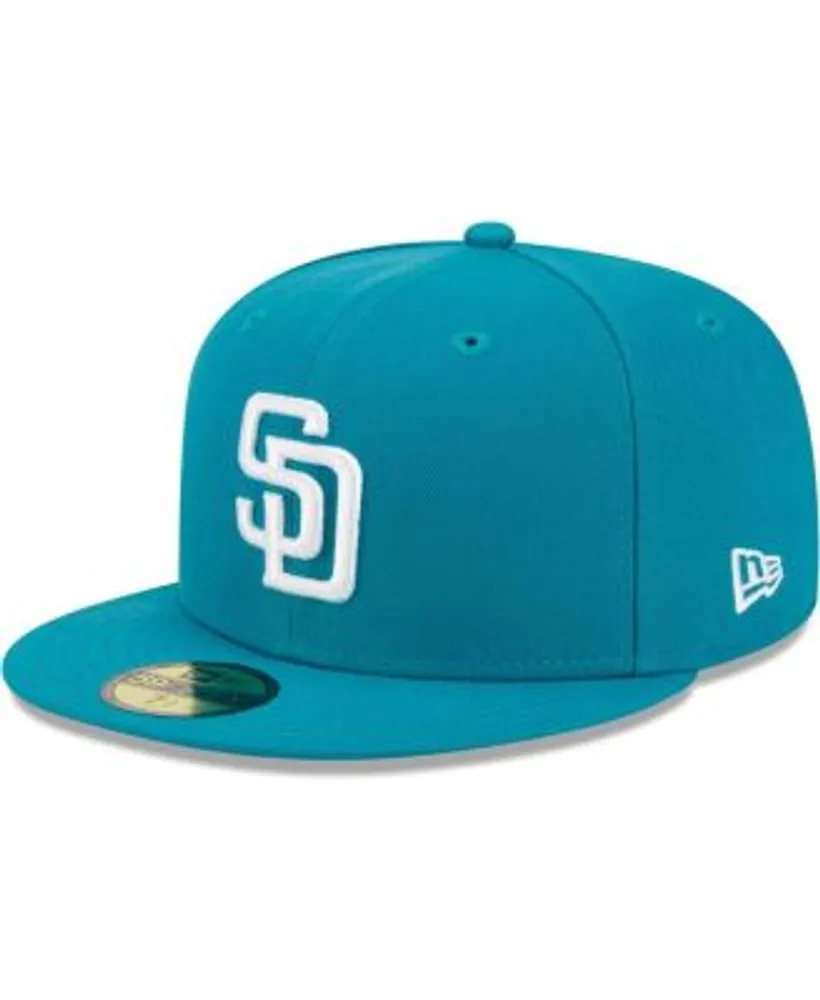 New Era Men's Turquoise San Diego Padres 59FIFTY Fitted Hat