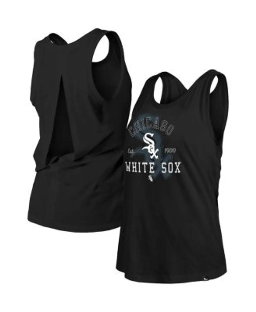 New Era Womens Black Chicago White Sox Open Back Tank Top The Shops at Willow Bend