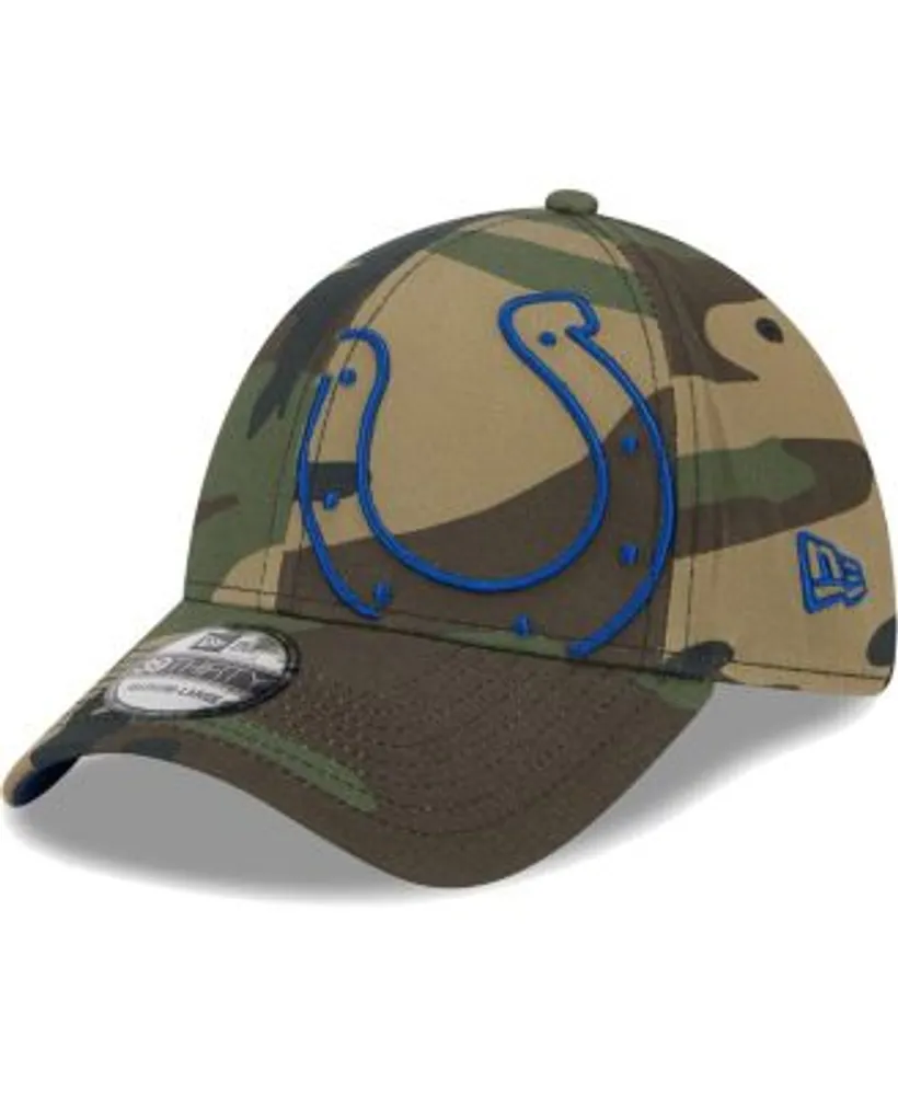 Indianapolis Colts New Era Main 39THIRTY Flex Hat - Black