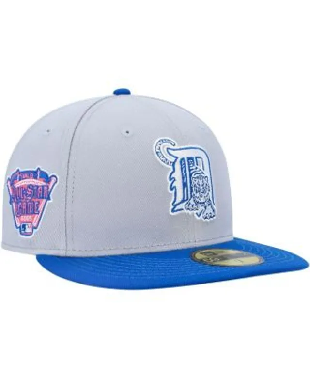 New Era Men's Gray, Blue Detroit Tigers Dolphin 59FIFTY Fitted Hat