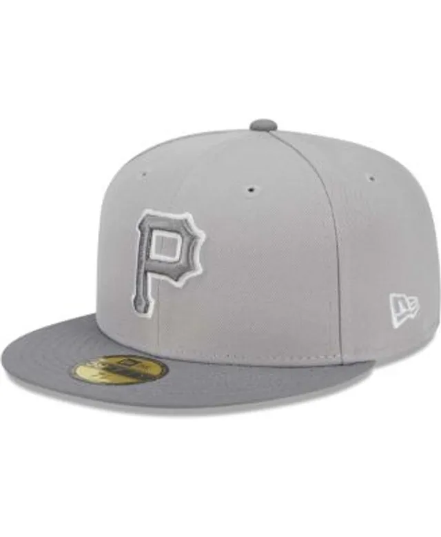 Men's New Era Gray Pittsburgh Pirates 2023 Clubhouse 59FIFTY Fitted Hat