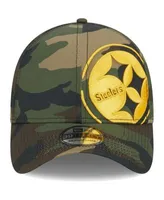 Men's New Era Camo Baltimore Ravens Punched Out 39THIRTY Flex Hat