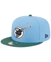 New Era Men's Sky Blue, Cilantro San Diego Padres 1998 World Series 59FIFTY  Fitted Hat