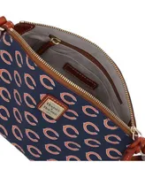 Denver Broncos Dooney & Bourke Signature Suki Crossbody with Medium Wristlet