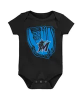 Newborn & Infant Royal/Powder Blue/White Toronto Blue Jays Minor League Player Three-Pack Bodysuit Set