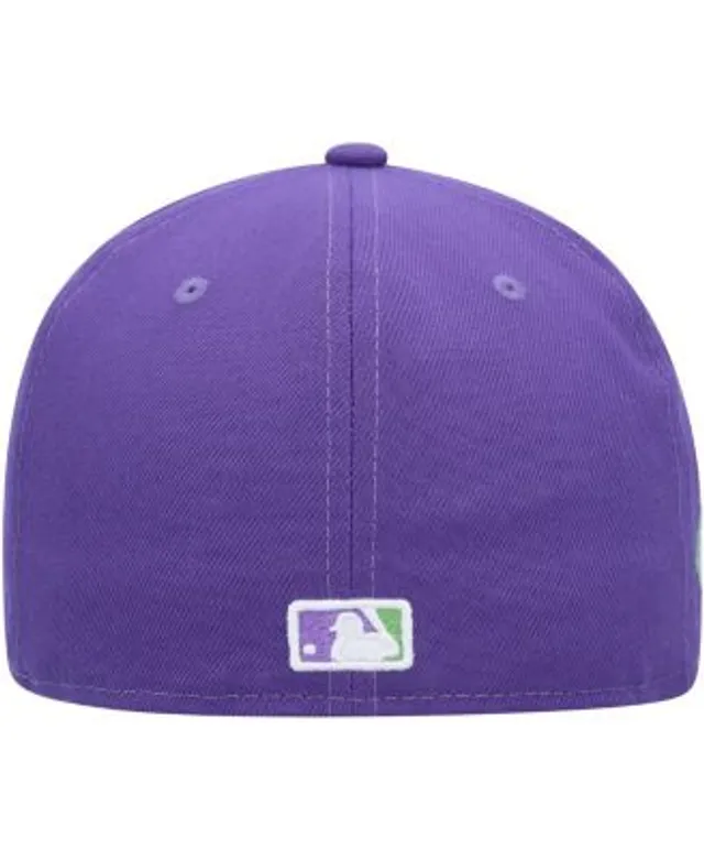 New Era Purple Arizona Diamondbacks Lime Side Patch 59FIFTY Fitted Hat