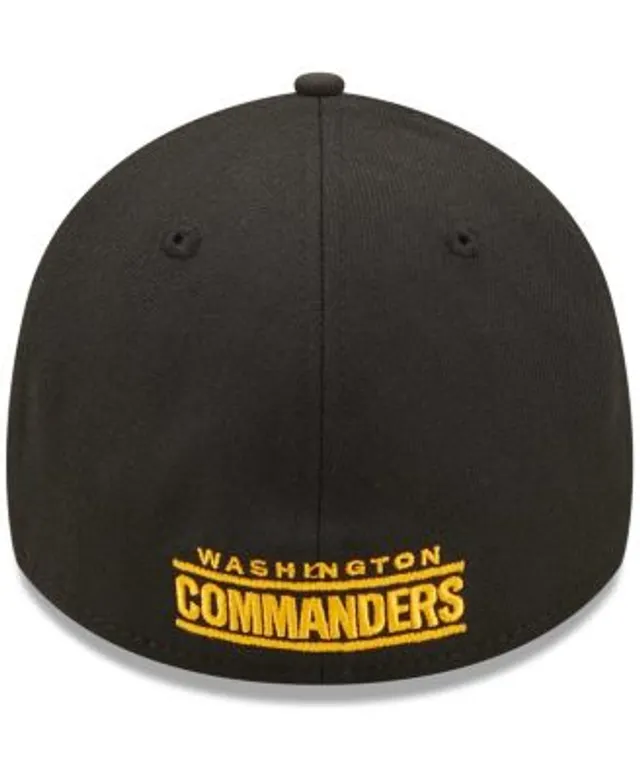 Men's New Era Gray Washington Commanders Speed 39THIRTY Flex Hat Size: Medium/Large