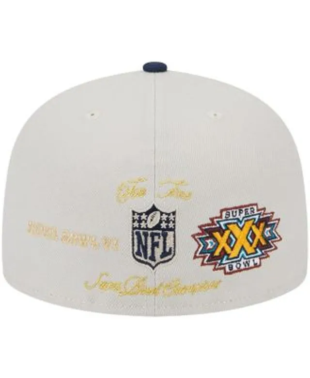 Dallas Cowboys New Era Super Bowl XXVII Side Patch 59FIFTY Fitted Hat -  Black