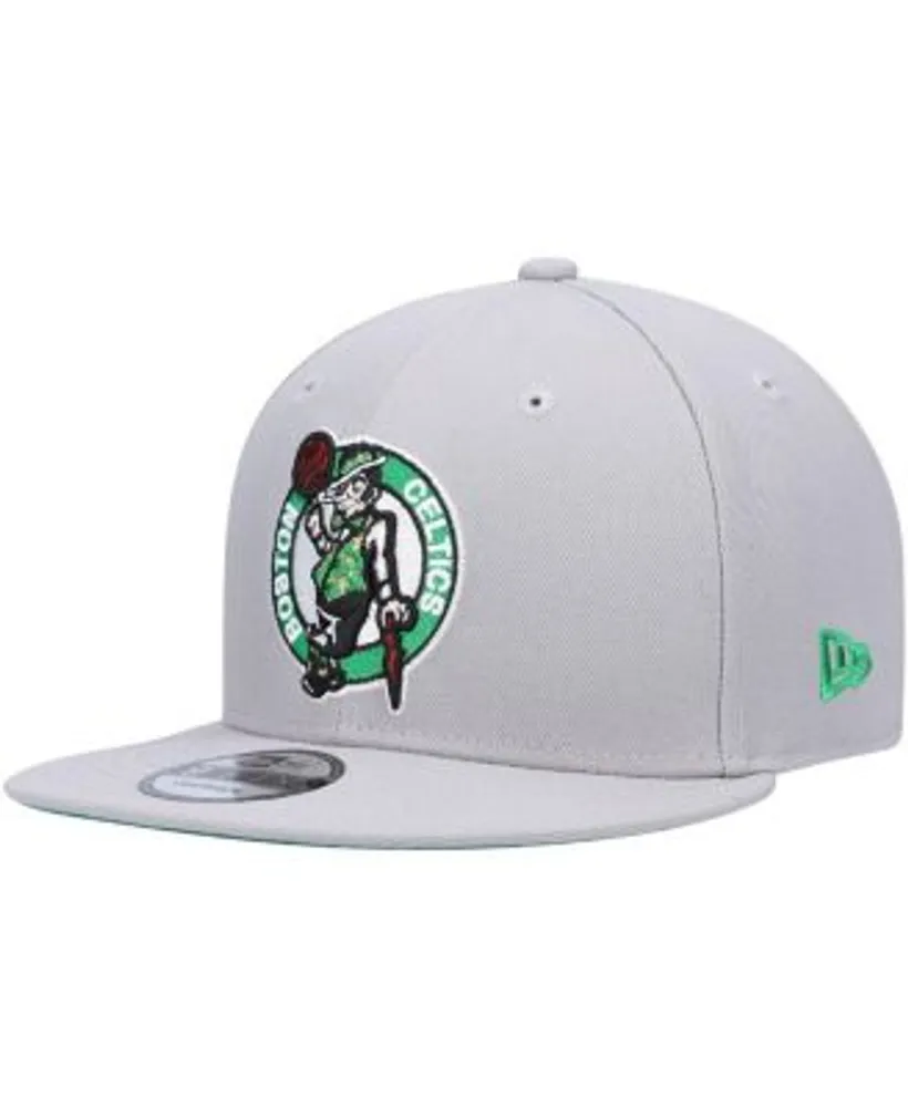 New Era Men's Gray Boston Celtics 9FIFTY Snapback Hat