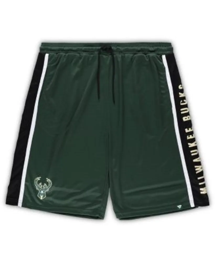 Men's Mitchell & Ness Green Milwaukee Bucks Hardwood Classics Team Swingman Shorts