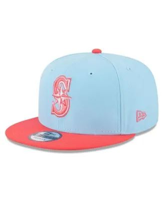 New Era Men's White and Royal Seattle Mariners Crest 9FIFTY