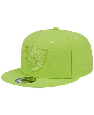 Men's New Era Black Las Vegas Raiders Neon 59FIFTY Fitted Hat